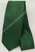 Gravata Espelhada - Verde Floresta com Linhas Pretas Foscas na Diagonal - COD: VDF200