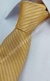 Gravata Espelhada - Laranja Claro com Linhas Diagonais - COD: LARJ21 - Império das Gravatas