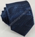 Gravata Espelhada - Azul Marinho Detalhada com Linhas Diagonais - COD: LC241 na internet
