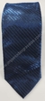 Gravata Espelhada - Azul Marinho Detalhada com Linhas Diagonais - COD: LC241 - comprar online