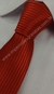 Gravata Espelhada - Vermelha em Linhas Verticais - COD: PX133 - Império das Gravatas