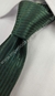 Gravata Espelhada - Verde Bandeira com Listras Verticais - COD: PX124 - Império das Gravatas