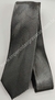 Gravata Espelhada - Cinza Grafite com Linhas Chumbo na Vertical - COD: PX131