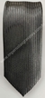 Gravata Espelhada - Cinza Grafite com Linhas Chumbo na Vertical - COD: PX131 - comprar online