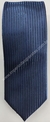 Gravata Espelhada - Azul Marinho com Listras Verticais - COD: PX125 - comprar online