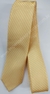 Gravata Espelhada Semi Slim Fit - Laranja Claro Suave com Linhas Diagonais - COD: LAJ08