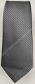 Gravata Skinny - Cinza Chumbo Acetinado Detalhado com Linhas Diagonais - COD: CCA21 - comprar online