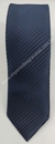 Gravata Semi Slim - Azul Marinho Noite Listrada com Preto - COD: AF685 - comprar online