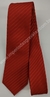 Gravata Skinny - Vermelho Fosco com Linhas Diagonais Acetinadas - COD: VFA16