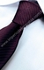 Gravata Skinny - Bordô Escuro Detalhada com Linhas Diagonais - COD: BS447 - Império das Gravatas