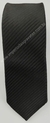 Gravata Skinny - Preta Detalhada com Linhas Diagonais - COD: JL533 - comprar online