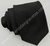 Gravata Skinny - Preta Detalhada com Linhas Diagonais - COD: JL533 na internet