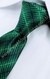 Gravata Semi Slim - Verde Floresta com Sobretom Escuro e Risca Prateada - COD: AF770 - Império das Gravatas