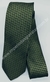 Gravata Skinny - Verde Musgo Detalhada em Chevron - COD: CS160