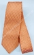 Gravata Skinny - Laranja Detalhada em Chevron - COD: CS340