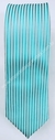 Gravata Skinny - Azul Tifanny Claro com Linhas Escuras Verticais - COD: AG3001 - comprar online