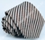 Gravata Skinny - Cinza Claro Fosco com Listras Marrons na Diagonal - COD: ZF126 na internet