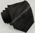 Gravata Skinny - Preto Fosco com Linhas Onduladas e Pontilhado na Diagonal - COD: PX361 na internet