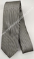 Gravata Skinny - Preto Fosco com Listras Prateadas na Vertical - COD: TS1838
