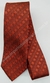 Gravata Skinny - Vermelho Escuro com Riscas Diagonais - COD: PX382