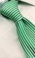 Gravata Skinny - Verde Zimbro com Listras Verticais - COD: GS203 - Império das Gravatas