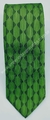 Gravata Skinny - Verde Folha com Sobreposição e Pontos Brancos - COD: PX377 - comprar online