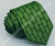 Gravata Skinny - Verde Folha com Sobreposição e Pontos Brancos - COD: PX377 na internet