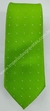 Gravata Skinny - Verde Fluorescente com Pontos Brilhantes e Linhas Diagonais - COD: KB618 - comprar online