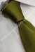 Gravata Skinny - Verde Musgo com Linhas Diagonais Suaves- COD: PX569 - Império das Gravatas