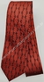 Gravata Skinny - Vermelho Escuro com Sobreposição Escura e Pontos Brancos - COD: PX289