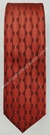 Gravata Skinny - Vermelho Escuro com Sobreposição Escura e Pontos Brancos - COD: PX289 - comprar online