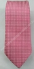 Gravata Skinny - Rosa Pink Quadriculado Fosco com Pontos Brilhantes - COD: KB685 - comprar online