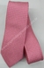 Gravata Skinny - Rosa Pink Quadriculado Fosco com Pontos Brilhantes - COD: KB685