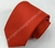Gravata Skinny - Vermelho Fosco com Listras Verticais Acetinadas - COD: GS205 na internet