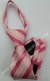 Gravata de zíper para bebê - Rosa claro, pink e branco - COD: RPK08