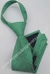 Gravata de zíper Infantil - Verde giz com linhas brancas na diagonal - COD: PLM28