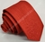 Gravata Slim Fit Toque de Seda - Vermelho Escuro Acetinado com Detalhe Quadriculado - COD: TOX77 na internet