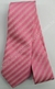 Gravata Skinny - Rosa Pink e Branco Riscado na Diagonal - COD: HB182