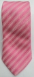 Gravata Skinny - Rosa Pink e Branco Riscado na Diagonal - COD: HB182 - comprar online