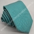 Gravata Skinny - Azul Tifanny Claro Fosco com Riscas Verticais Escuras - COD: GS204 na internet