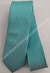 Gravata Skinny - Azul Tifanny Claro Fosco com Riscas Verticais Escuras - COD: GS204