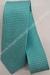 Gravata Skinny - Azul Tifanny Quadriculado Detalhado com Pontos Brilhantes - COD: KB620 - Império das Gravatas