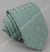 Gravata Skinny - Azul Tifanny Claro Fosco com Detalhes Quadriculados - COD: ZF186 na internet