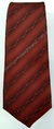 Gravata Skinny - Marsala Fosco com Detalhes Ondulados - COD: PX362 - comprar online