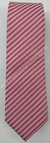 Gravata Skinny - Rosa Pink Escuro com Riscas Brancas na Diagonal - COD: ZF2013 - comprar online