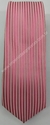 Gravata Skinny - Rosa Claro Fosco com Riscas Pink Acetinadas na Vertical - COD: UTA211 - comprar online