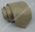 Gravata Skinny - Bege Claro Fosco com Riscas Douradas Acetinadas na Vertical - COD: UTA113 na internet