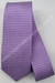 Gravata Skinny - Lilás Escuro Quadriculado Detalhado com Pontos Brilhantes - COD: PX369