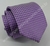 Gravata Skinny - Lilás Escuro Quadriculado Detalhado com Pontos Brilhantes - COD: PX369 na internet