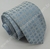 Gravata Skinny - Azul Claro Fosco Detalhado com Quadrados Acetinados - COD: KB654 na internet